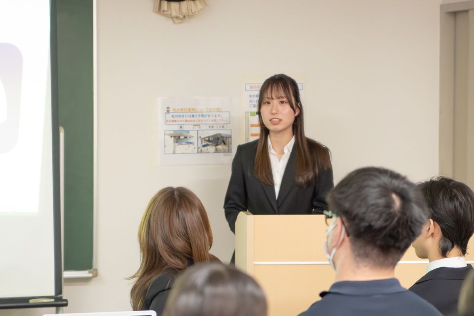 教室での出前授業の様子