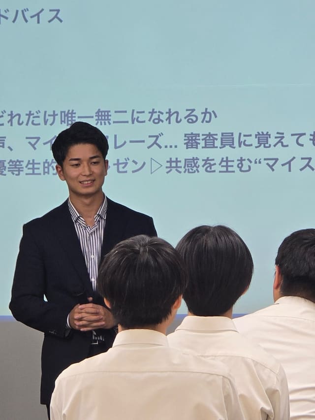 愛知県・東海樟風高校にて講演 写真1