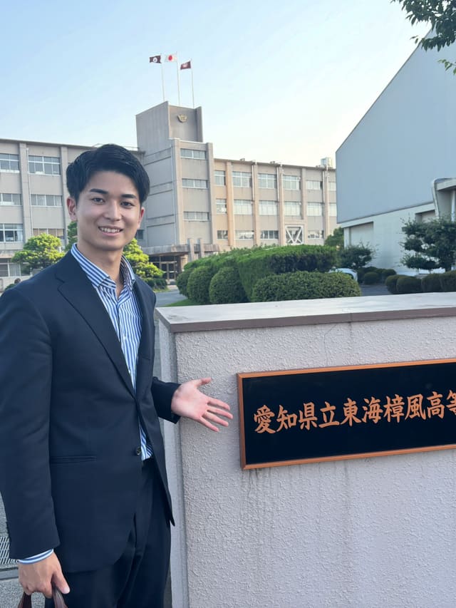 愛知県・東海樟風高校にて講演 写真11