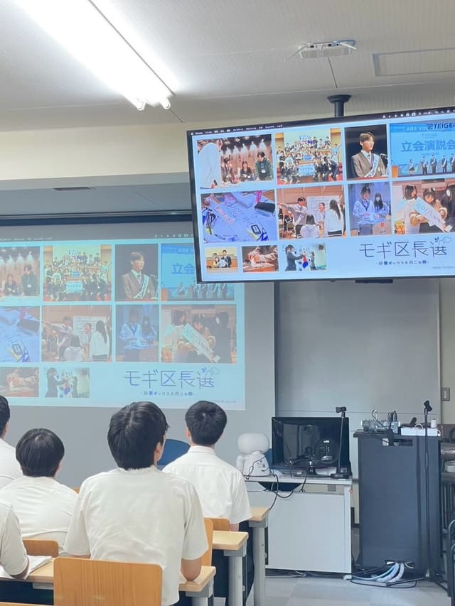 愛知県・東海樟風高校にて講演 写真9